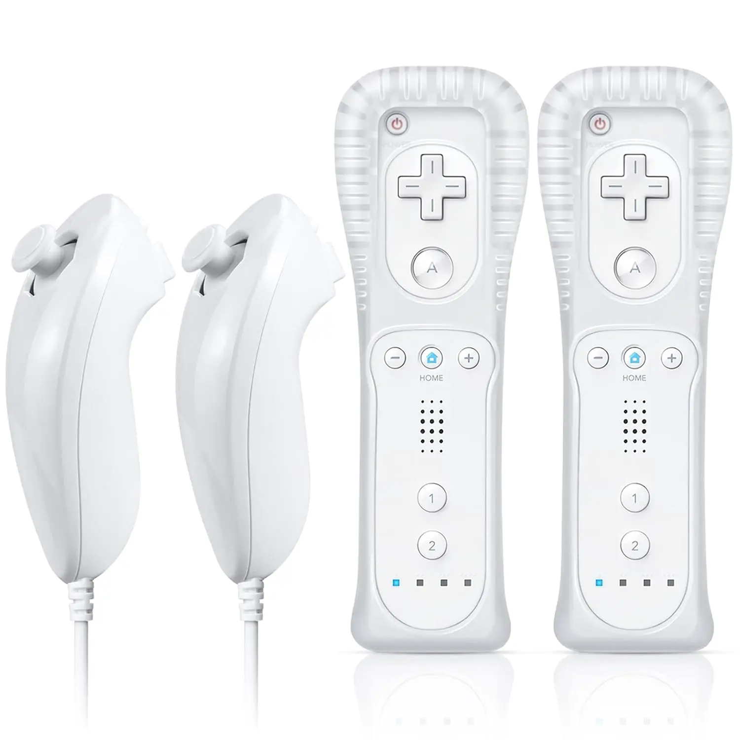 Remote Controller with Nunchuck, Compatible with  Wii/Wii U