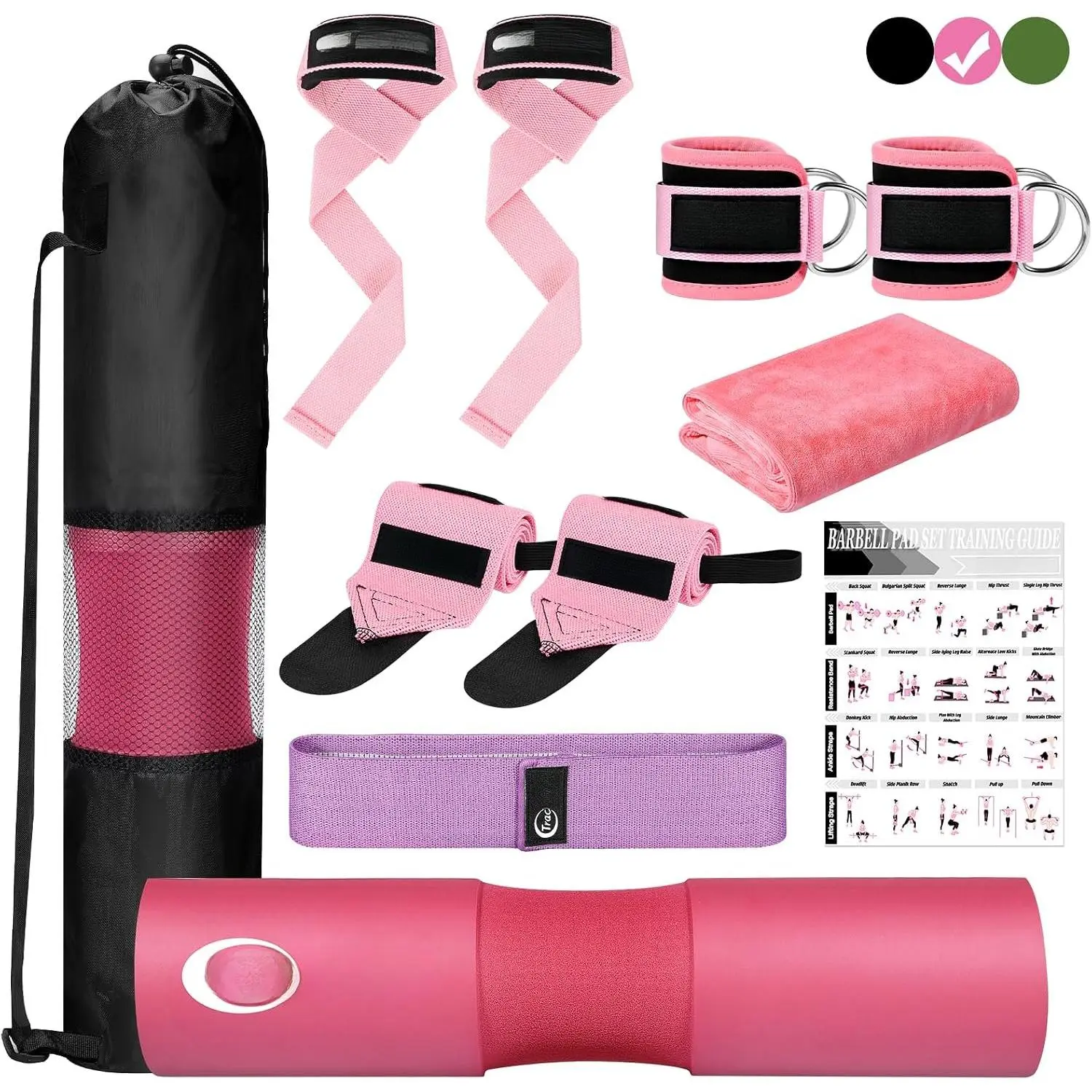 Unisex Barbell Pad Set, 10-Count Sports & Outdoor Fitness Exercise Machine Accessories