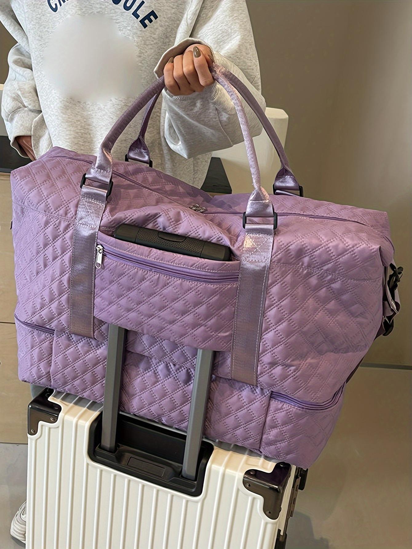 Travel Bag Set, Women's Weekend Bag with Shoulder Strap, Overnight Bag with Shoe Compartment, Yoga Gym Bag with Wet Pocket and Shoe Pocket, Pre and Postpartum Hospital Bag, Business Sports Bag Set