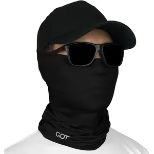 UPF 50+ Fishing Neck Gaiter - UV Face Mask Sun Protection for Men & Women - Camo SPF Face Cover Gator