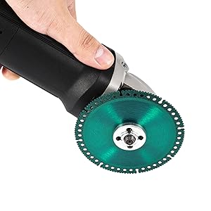 ‎5 Packs 5 Inch Indestructible disc for Grinder, Indestructible Disc 2.2 for Angle Grinder 7/8" (Model 125), Cutting Discs for Smooth Cutting, Chamfering, Grinding of All Materials (Green)