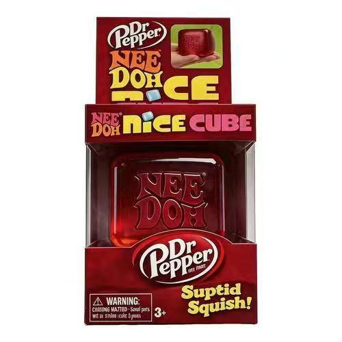 Cute Ice Cube Stress Relief Squishy, Tactile Sensory Fidget for All Ages, Perfect Relaxation Hack for Home, Work & Travel