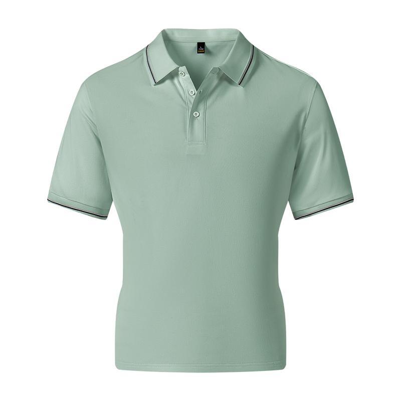 Men's Polo Shirt – Soft and breathable short-sleeved polo shirt, comfortable and casual fit, classic collared shirt, suitable for work, golf, and everyday wear.