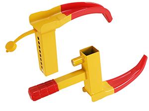 Wheel Lock,1/2 Pack Universal Wheel Clamp Lock,Adjustable Anti Theft Trailer Lock Wheel Clamp,Heavy-duty Steel Tire Lock for ATV RV SUV Car Golf Cart Boats Motorcycles.with 3 Keys