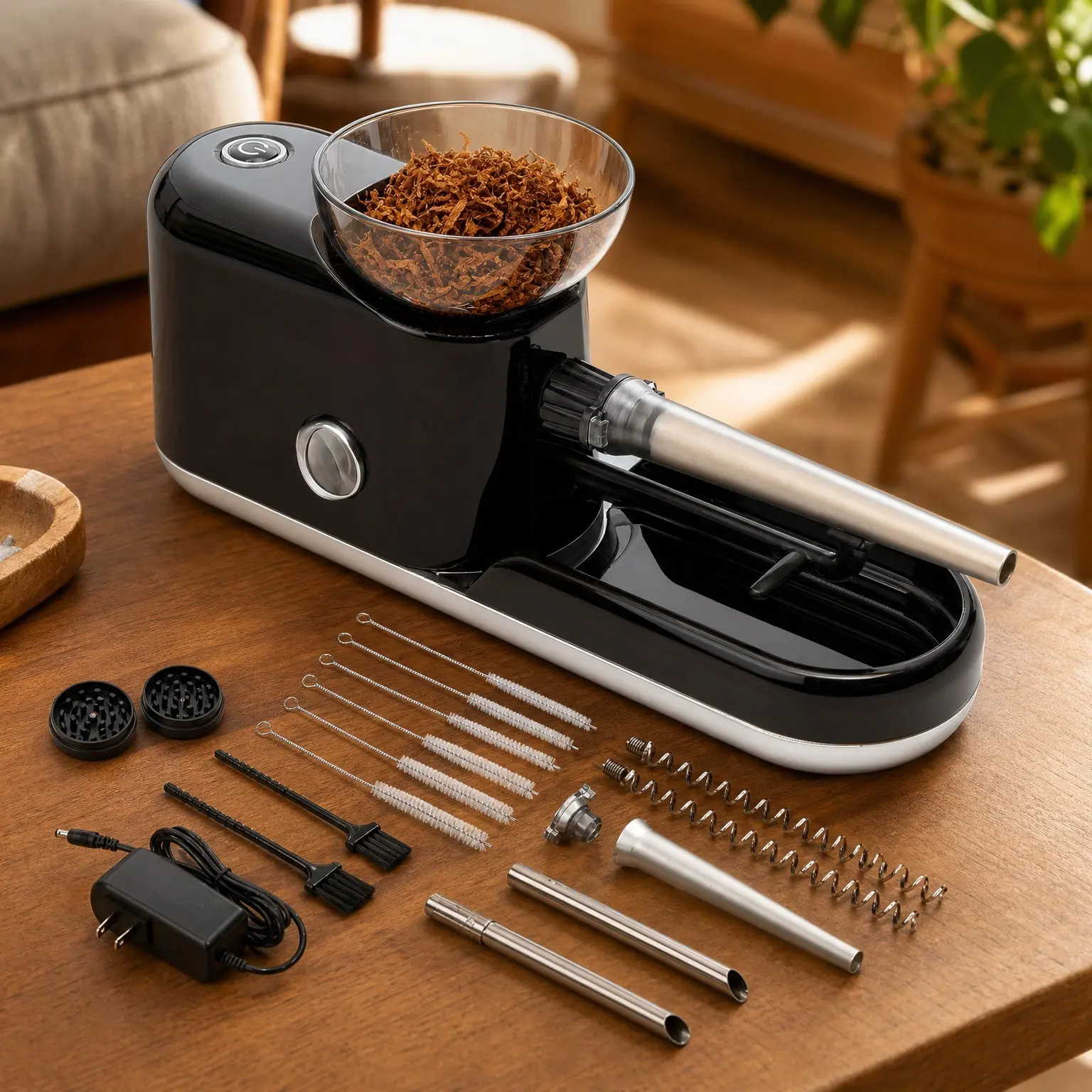 Electric Cigarette Rolling Machine, Pre Roll Cone Loader & FillerGift