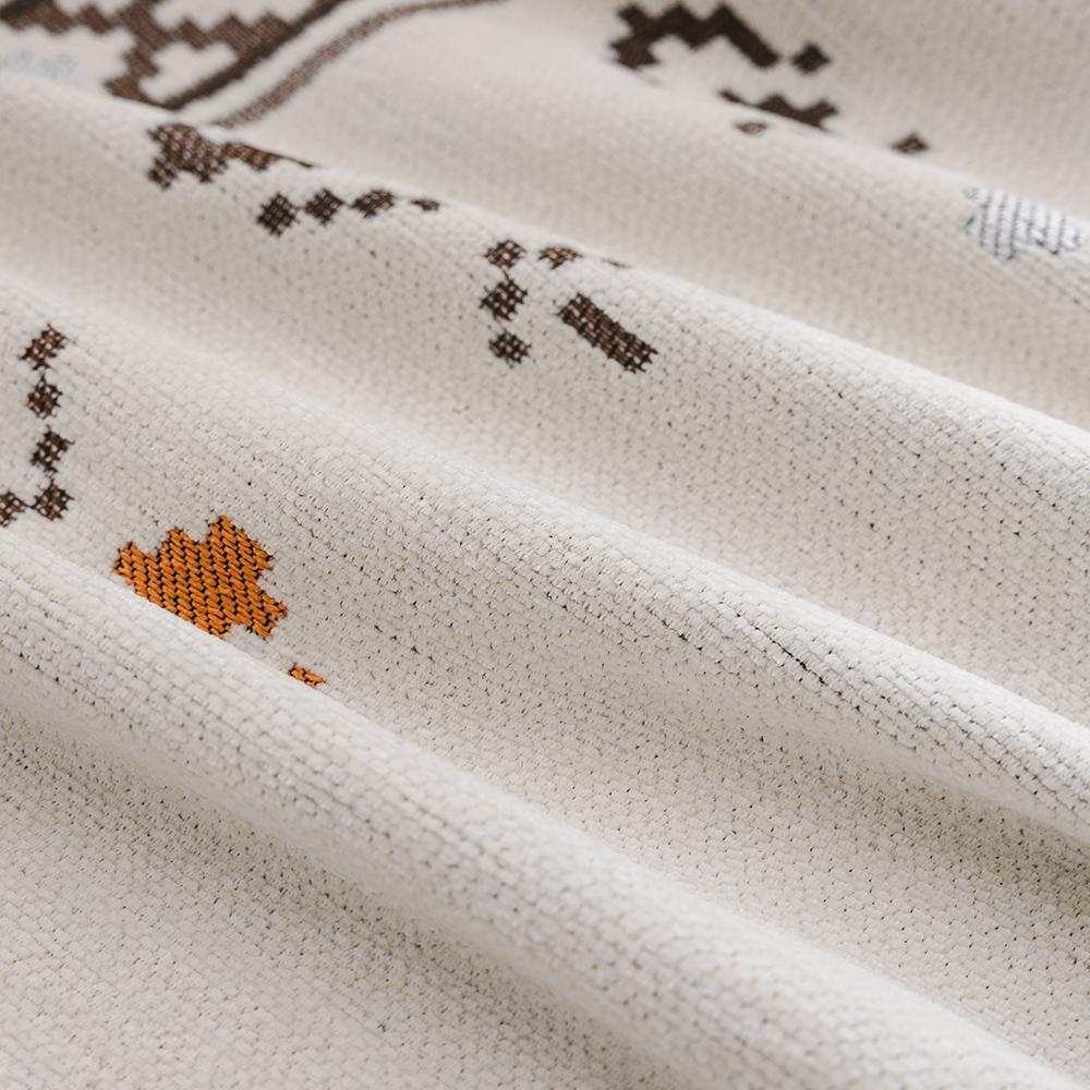 Boho Style Sofa Cover, 1 Count Dustproof Sofa Slipcover, Sofa Protector for Home Living Room Bedroom, Home Decor