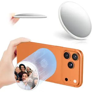 2.2" Magnetic Selfie Mirror for Back Camera, Slim Phone Convex Mirror for Magsafe Compatible with iPhone 13 14 15 16 17 Pro Max Plus, Fits Mag-Safe Case & All Phones for Wide Angle Selfies Vlogging Streaming