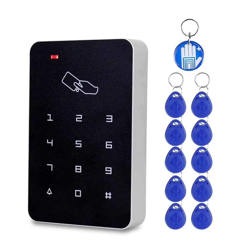 Compact T22 Standalone RFID Keypad Access Control Card Reader - Digital Keypad, 10 EM4100 Tags, Triple Access, Easy Programming, 1000-User Single Door Unit, 1000 Users