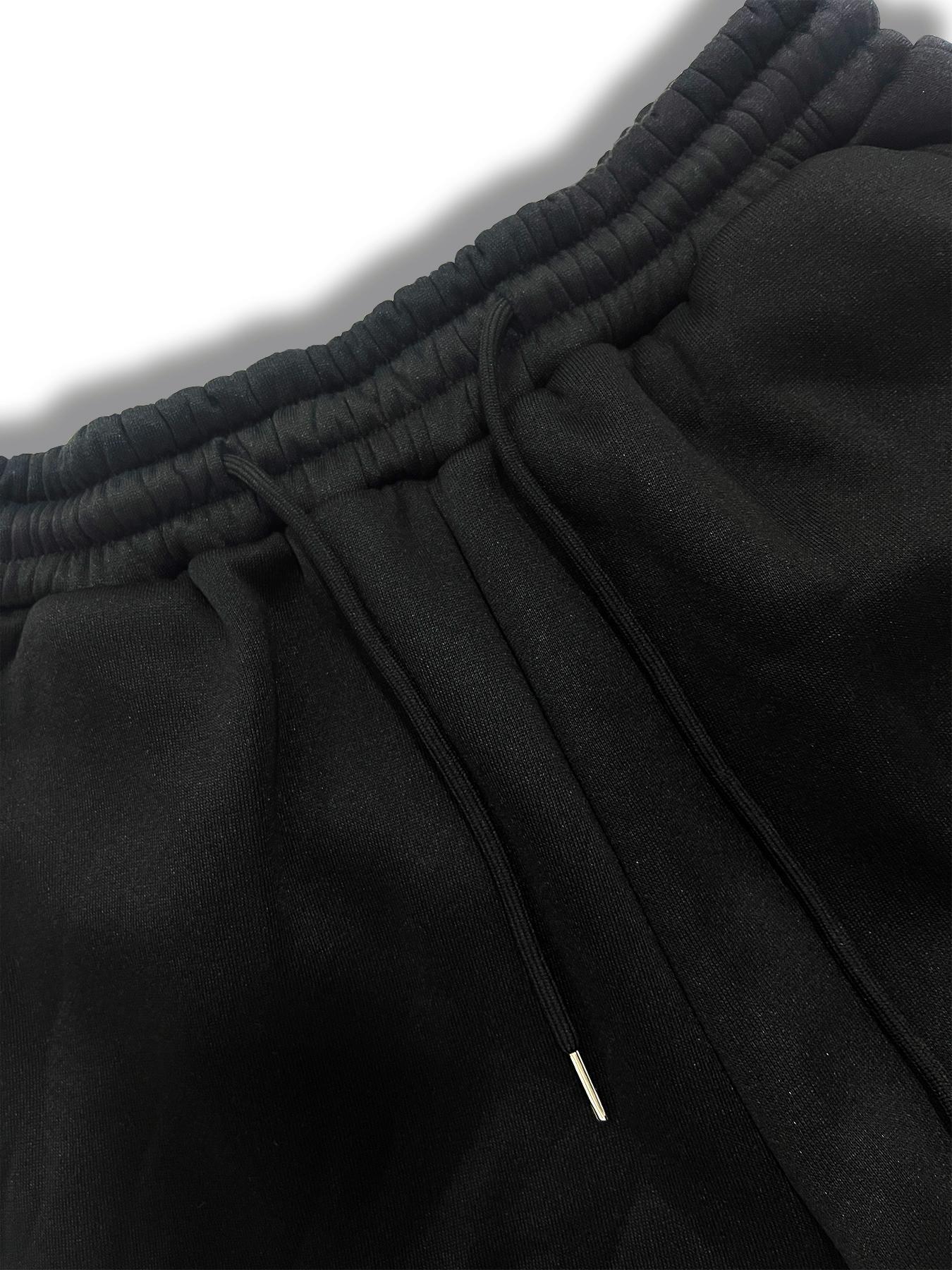 Men's Eagle Print Drop Shoulder Sweatshirt & Pocket Sweatpants Two-piece Set, Loose Casual Fashion Cozy Two Piece Outfits for Daily Outdoor Wear, Men's Clothing for Spring Fall