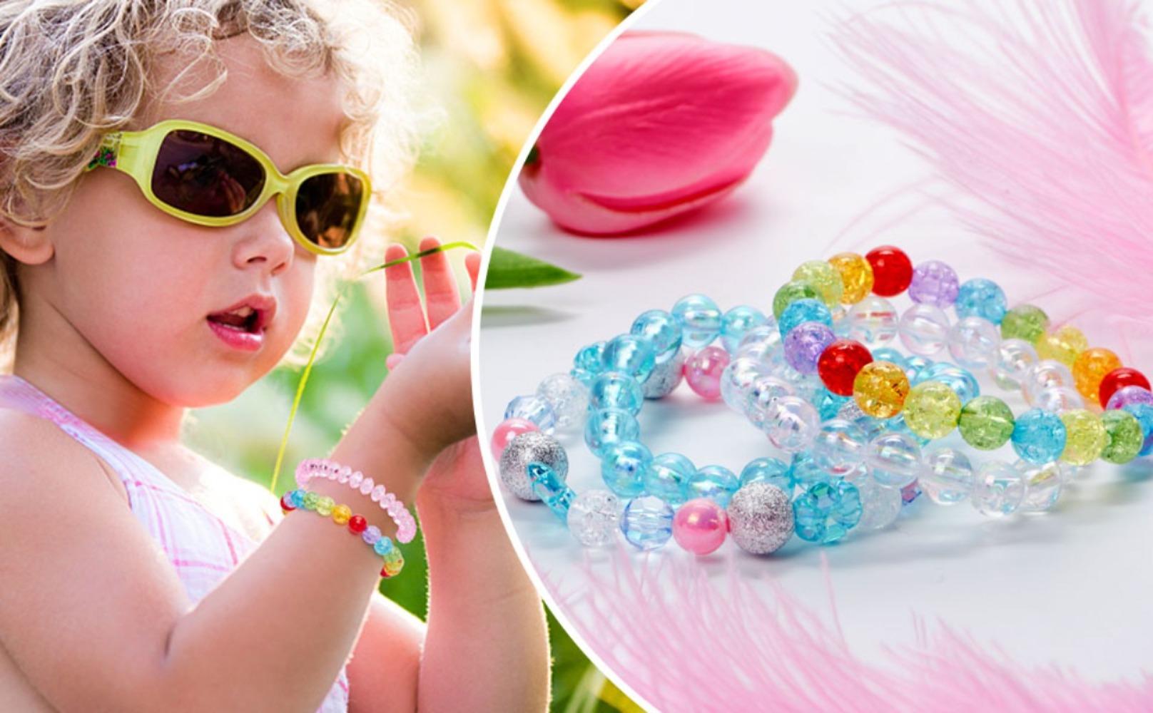 X-HBL02 12 Pcs Girls Beaded Bracelets Rainbow Baby Toddler Cute Friendship Stretchy Costume Jewelry Set X-HBL02 12 Pcs Girls Beaded Bracelets Rainbow Baby Toddler Cute Friendship Stretchy Costume Jewelry Set