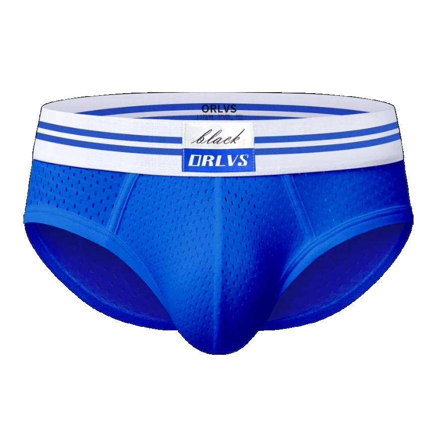 Sexy Men's Butt Lifting Mesh Briefs with Removable Butt Pads, High Elasticity Breathable Padded Underwear, Natural Butt Enhancer Shapewear for Gay Men Gym Daily