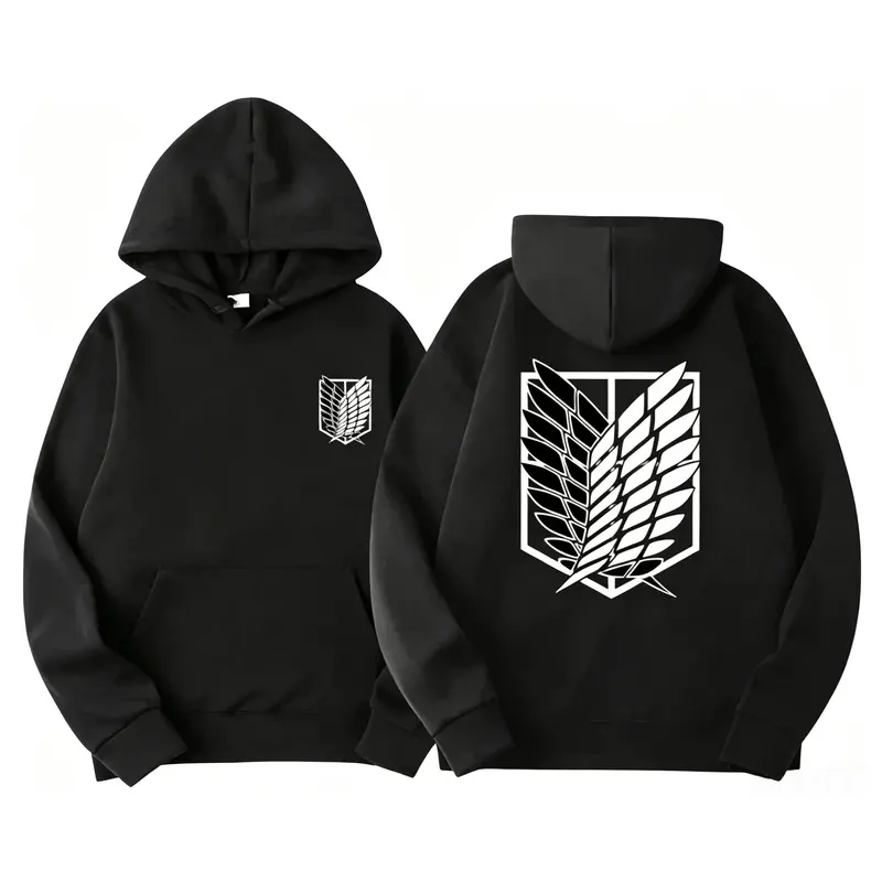 Attack On Titan Anime Eren Yeager Pullover Streetwear For Men And Women Harajuku Shingeki No Kyojin Hoodies T-shirts, Sweater, Hoodies – Suitable for All Genders