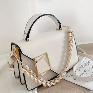 Trendy Casual Crossbody Bag Shoulder Tote Handbag Small Square Purse for Women Everyday Commute Elegant Personalized Satchel