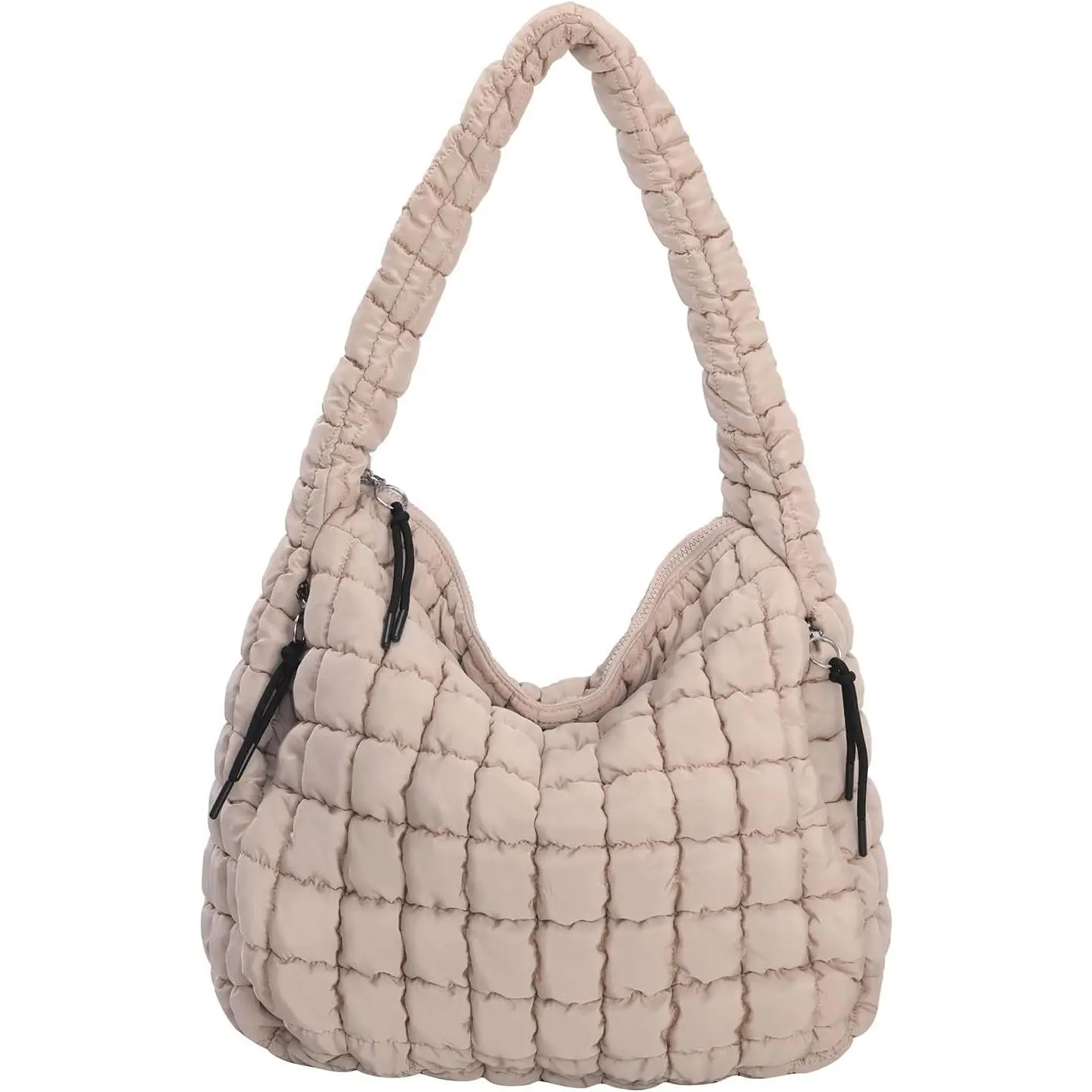 Puffer Tote Bag  Women Large Quilted Carryall Bag Soft Puffy Crossbody Lightweight Shoulder Handbags Work Travel