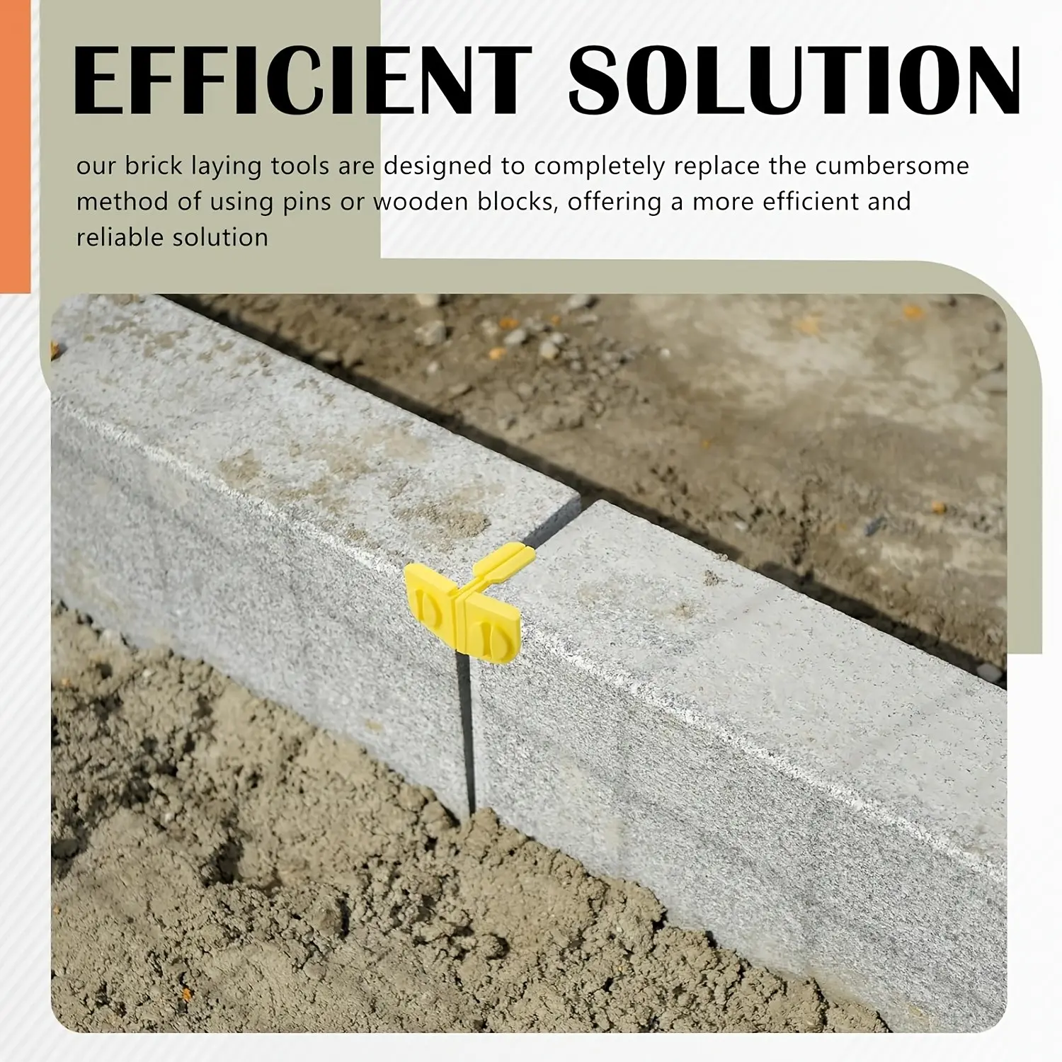 Plastic Brick Line Anchor, Corner Fixing Tool, Bricklaying Positioning Tool, Essential for Precise Masonry Work