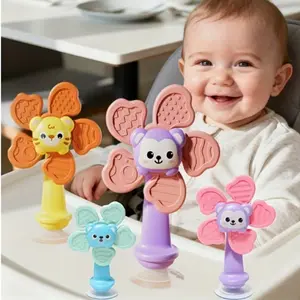 Wall-Mounted Windmill Toy, Interactive Dining Table Chair Accessory, Durable & Safe Design, Perfect for Kids' Early Learning Fun