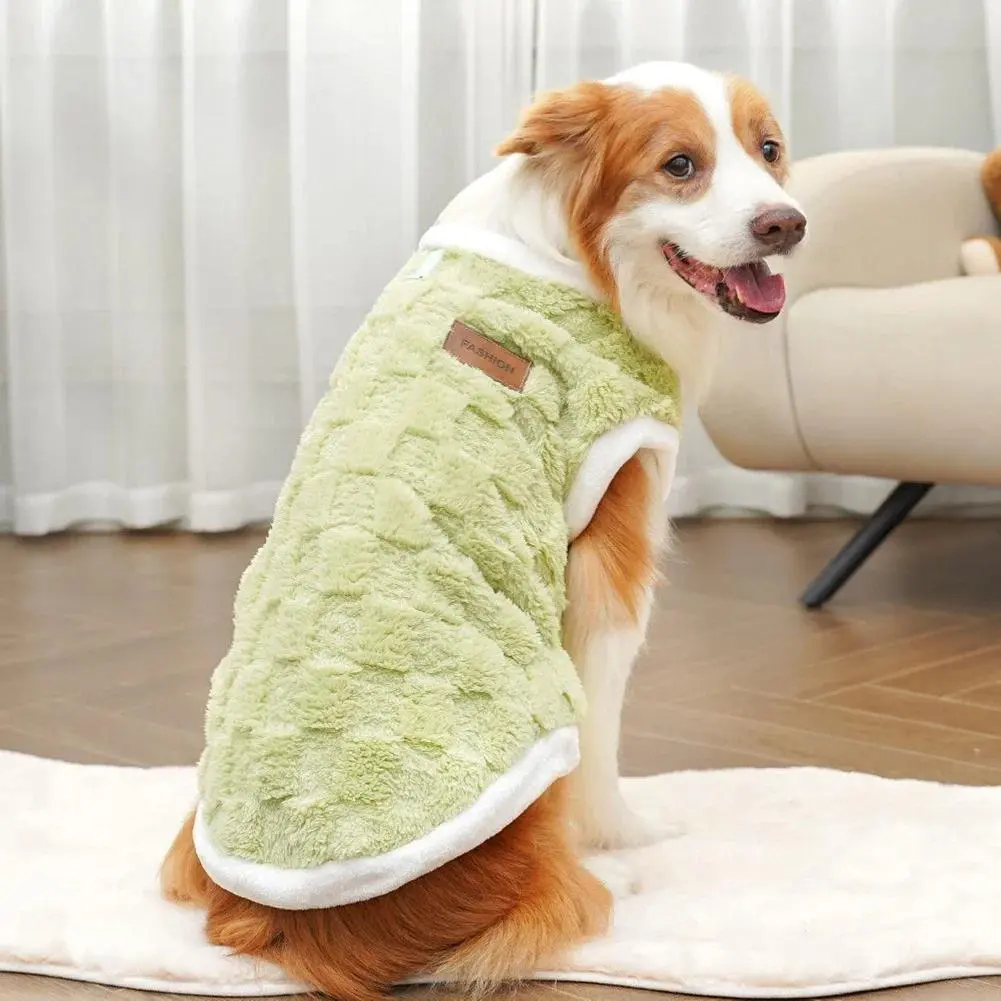 Pet Accessories Winter Dog Clothes for Dogs S-6XL Warm Dogs Coat Schnauzer Pug Clothing Sweatshirts Casual Dog Cat Clothing