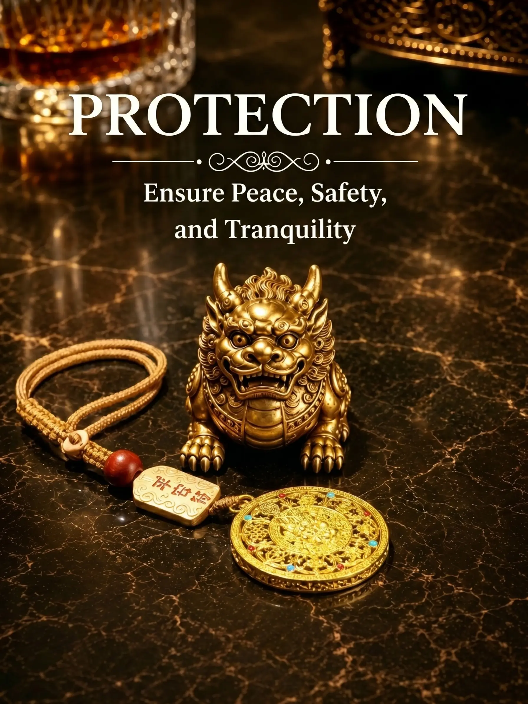 Vintage Wealth Attraction Pendant - Lucky Pendant for Financial Growth & Success, Exquisite Feng Shui Guardian Amulet, Money Magnet Accessory for Keys, Bags or Necklace, Prosperity Gift for Good Fortune, Abundance & Daily Luck