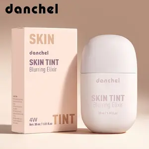danchel Blurring Skin Tint Elixir Foundation, Hydrating & Long-Lasting Wear, Buildable Coverage, Natural Skin-Like Finish, Silky Fluid Texture, Lightweight & Breathable, Suitable for All Skin Types & Complexions