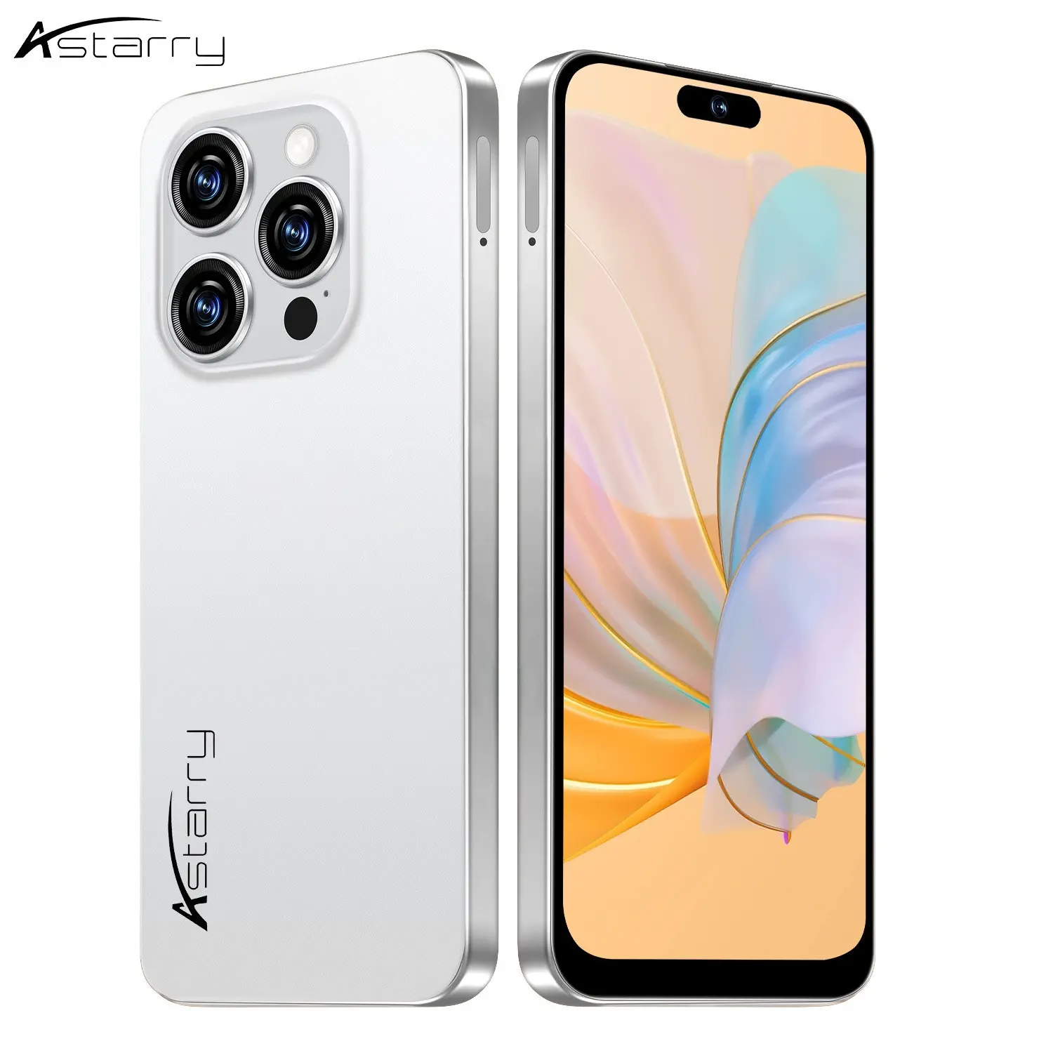 Astarry-New 16 Pro Max Smartphone, 6.93-Inch HD Screen, 4GB+64GB Storage, 13mp Camera, 4100mah Battery, Dual Sim, GPS, Perfect Gift