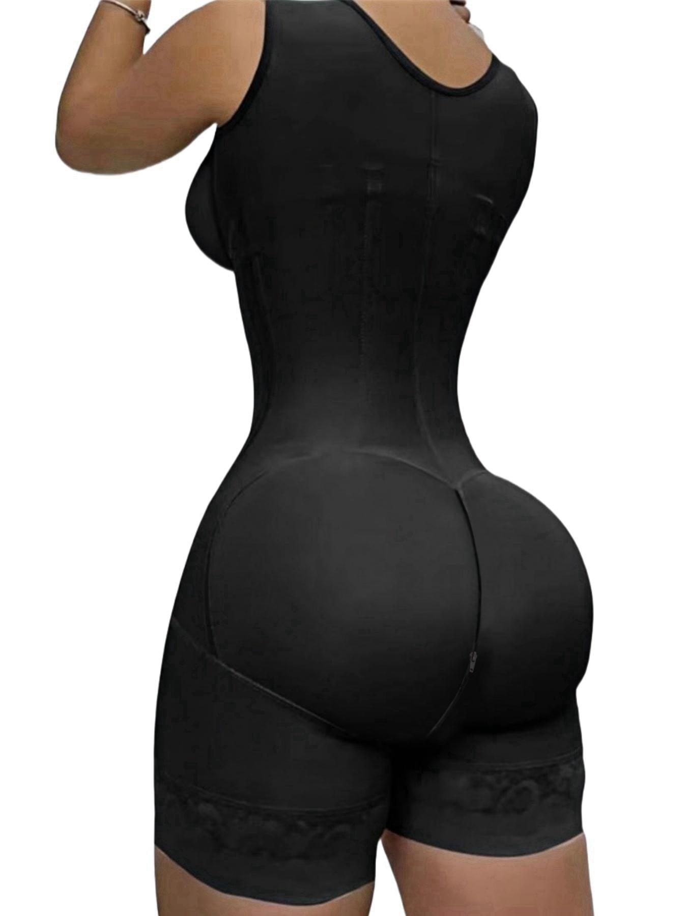 YZY Fajas Women's Solid Color Zipper Corset Shapewear Top, Butt Lifting And Tummy Control Shaper, Colombian Shapewear Underwear, Waist Trainer Women, Women's Sexy Shapewear, Suitable For Daily Wear, Adjustable Zipper Shapewear, High Waist Shaper