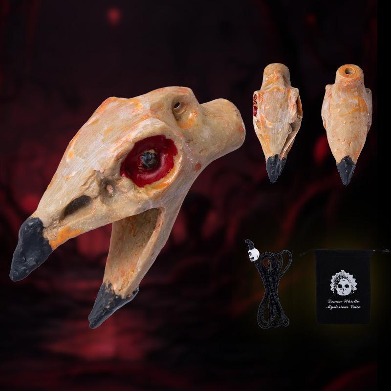 Aztec Death Whistle, 1 Count Unique & Loud Aztec Death Whistle, Human Sounding Screams Whistle, Festival Costumes Gift