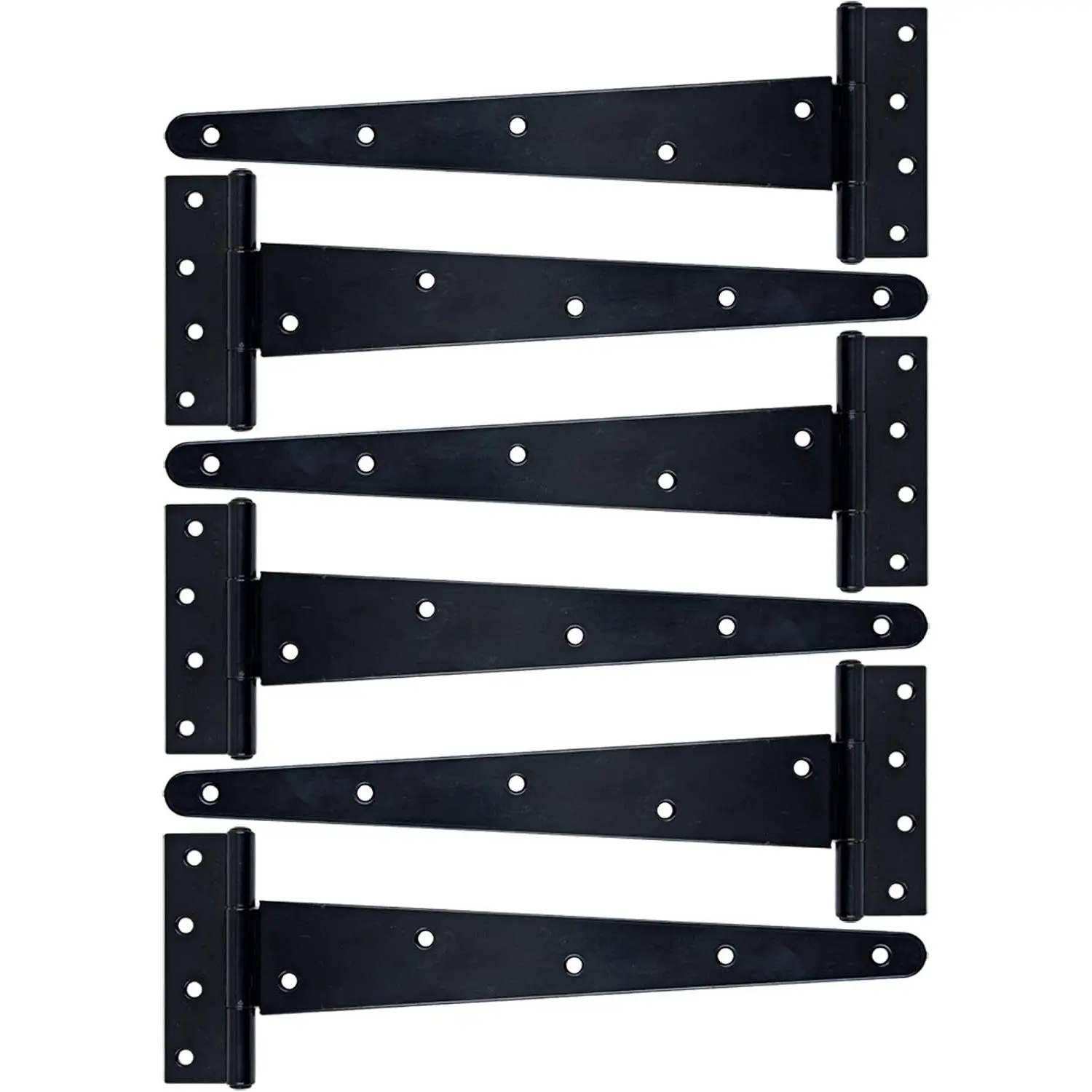 Heavy Duty T-Strap Shed Hinge Gate Strap Door Barn Gates Hinges 6 & 12 inch