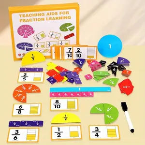 [Educational Game] Fraction Plate Addition, Subtraction, Multiplication, and Division Arithmetic Exercise Hand Skills Educational Game