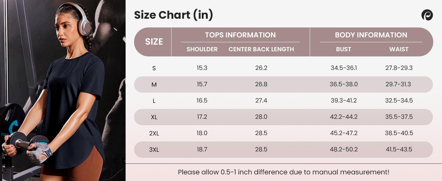 Workout Tops for Women, Short Sleeve Athletic Shirts for Women UPF 50+ Quick Dry Running Outfits for Exercise, Gym, Hiking S-3XL