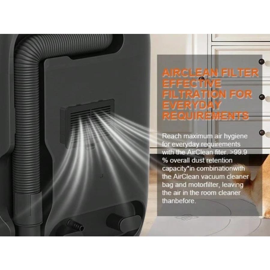 Touchless Automatic Vacuum Dustpan, Bagged Canister Vacuum With 5-Pack Disposable Dustbags, IR Sensor, LED Alerts, Handheld Accessories For Floors/Corners/Salons