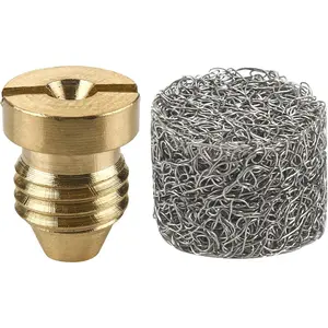 Foam Cannon Orifice Nozzle Tips and Foam Maker, Universal 1.1 mm Thread Nozzle and Mesh Filter for Snow Foam Lance, 3000 PSI