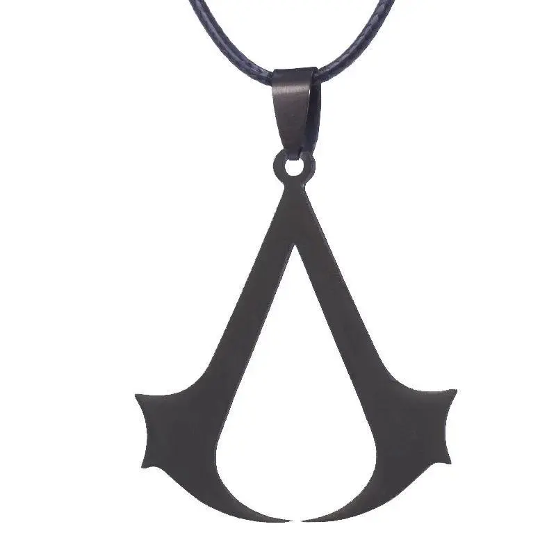 Stainless Steel Assassin Syndicate Creed Pendant Game Movie Anime Cosplay Necklace Gift