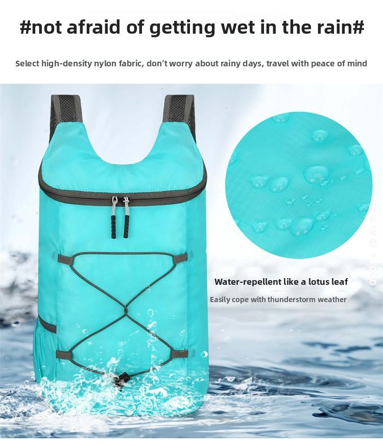 New Outdoor Folding Bag Ultra Light Portable Foldable Travel Bag Fitness Sports Backpack Gift Backpack