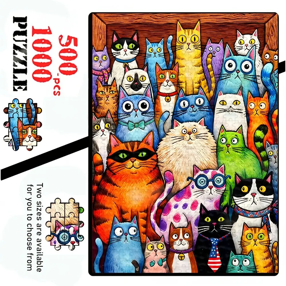 500pcs/1000pcs Adult Puzzle Large Puzzle Gift Family Interaction, Puzzle Home Decoration, Designed for Birthday, Valentine'S Day, Mother'S Day, Thanksgiving, Easter, High-Quality Family Fun Puzzles, Gift Giving, Deeply Loved by Puzzle Enthusiasts