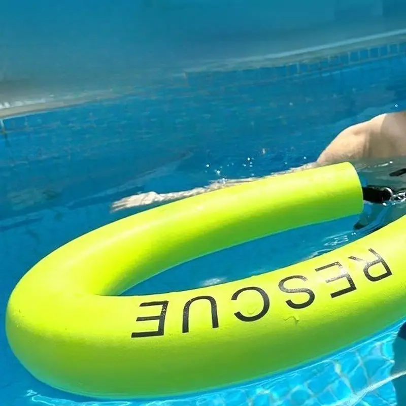 Popular summer inflatable buoyancy swimming aid EVA swim ring for adults, durable swimming float, life-saving stick, float board.