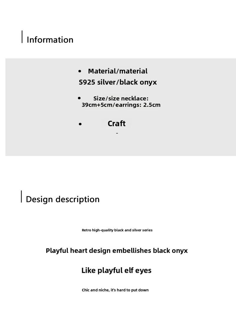 BrillBas-CMM012-S925 Silver Agate Water Drop Heart-Shaped Necklace for Women – Luxury, Niche, High-End Design – Valentine’s Day Gift