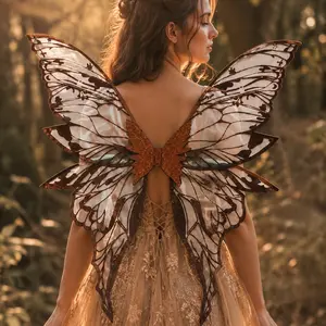 Festive Cosplay Wings, Dreamy Eight-Leaf Fairy Wings, Stage Performance Props, Outdoor Photography Accessories, High-Quality Role Play Gear