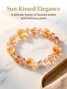 7 Chakra High Transparency Natural Tiger Eye Beaded Bracelet for Women, Luxury Elegant Crystal Jewelry, Gift for Best Friend