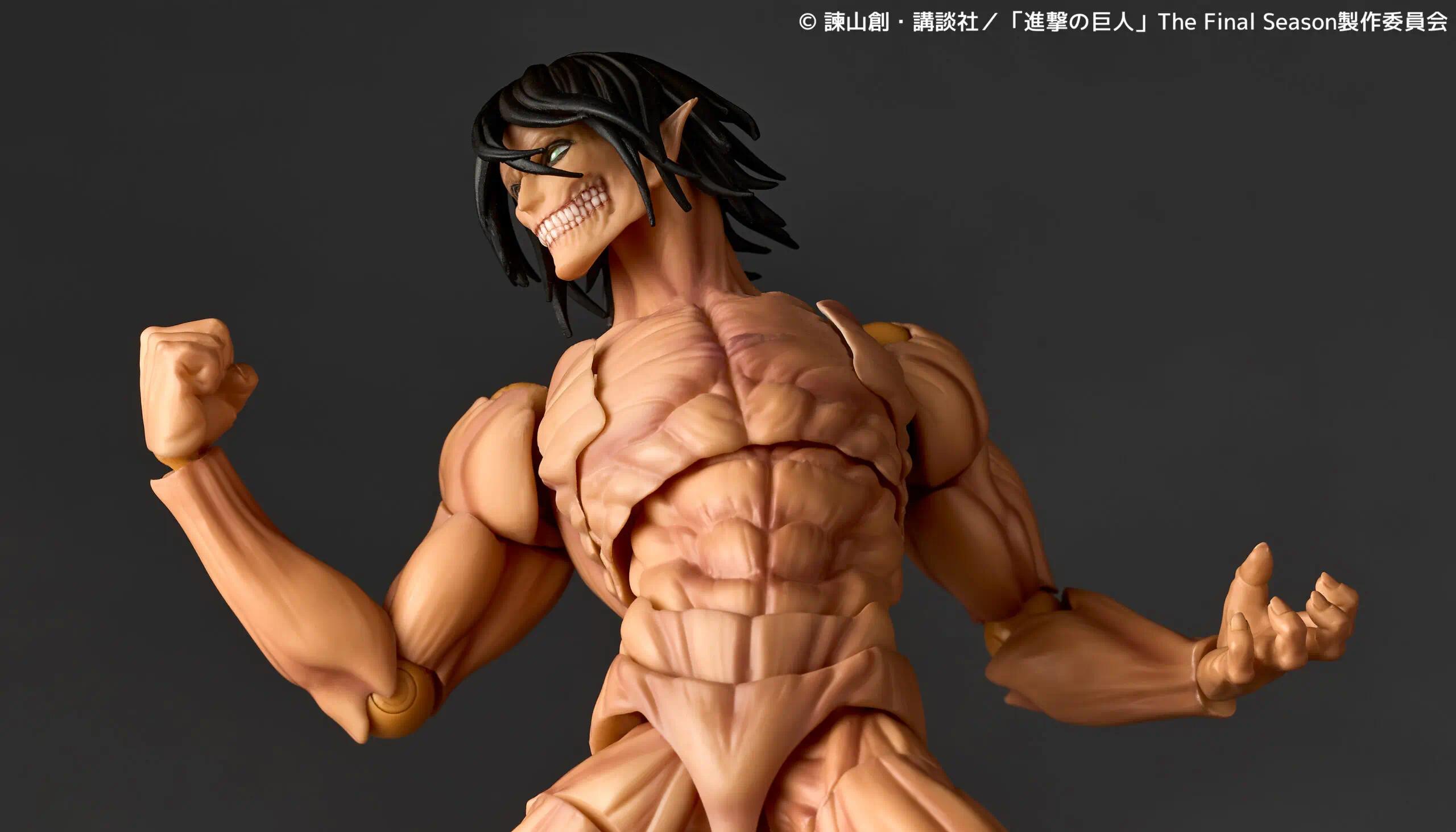 Original In Stock Revoltech AMAZING YAMAGUCHI Eren Jaeger Anime Action Figures Model Collection Toy
