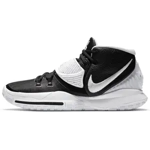 Nike Kyrie 6 Team Basketball Shoes – Comfort Lace-Up Mid-Cut for Men and Women, White and Black Verifiable, with credentials and supporting global authentication