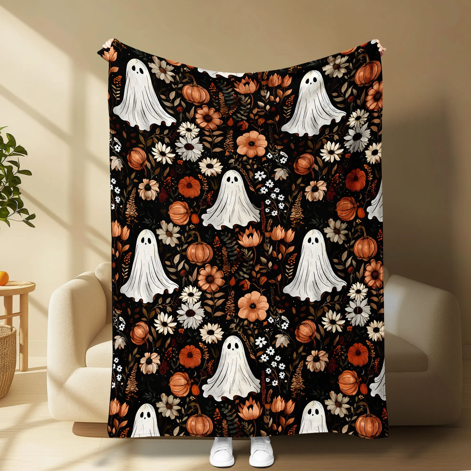 Berkshire 60x80 Velvetsoft Floral Throw, Plush Flannel Blanket in Gift Box, Soft and Cozy Home Decor, Perfect for Gifting, Flannel Throw Blankets, Blanket Gifts, Cozy Warm Blanket
