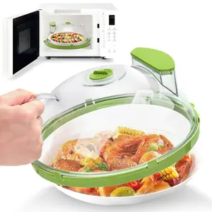 Microwave proof cover, high-temperature resistant food heating cover, preservation cover, dust-proof special cover, hot dish cover, bowl cover, splash-proof cover