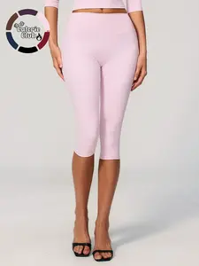 Viral Tiktok Trend 7/8 Leggings, High Waist Tummy Control Butt Lifting Capri Pants, Slim-Fitting Casual Wear for All Seasons