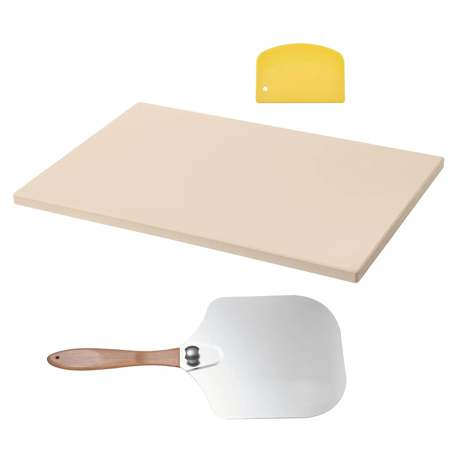 Pizza Stone, Cook Stone, Cordierite Construction, Wide Applications, For Kitchen Bake Oven, BBQ Grill