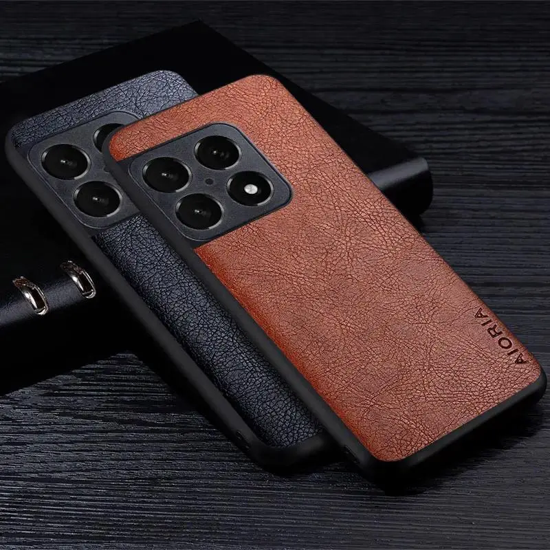 Luxury Leather Protective Back Casing for OnePlus 10 Pro, 10T 5G - Business-Style Cellphone Cover, Smartphone Accessory with Retro Litchi Pattern