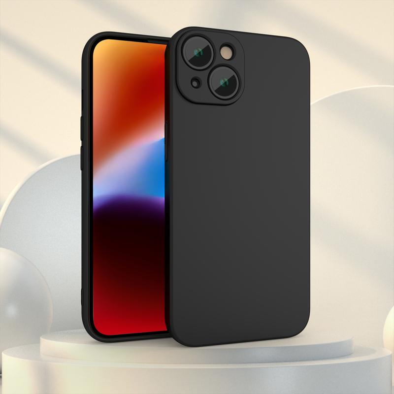 TPU Soft Touch Basic Case - Full Body Protection Slim Fit Cover Compatible with iPhone 11/12/13/14/15/17, Pro, Max, Plus Models