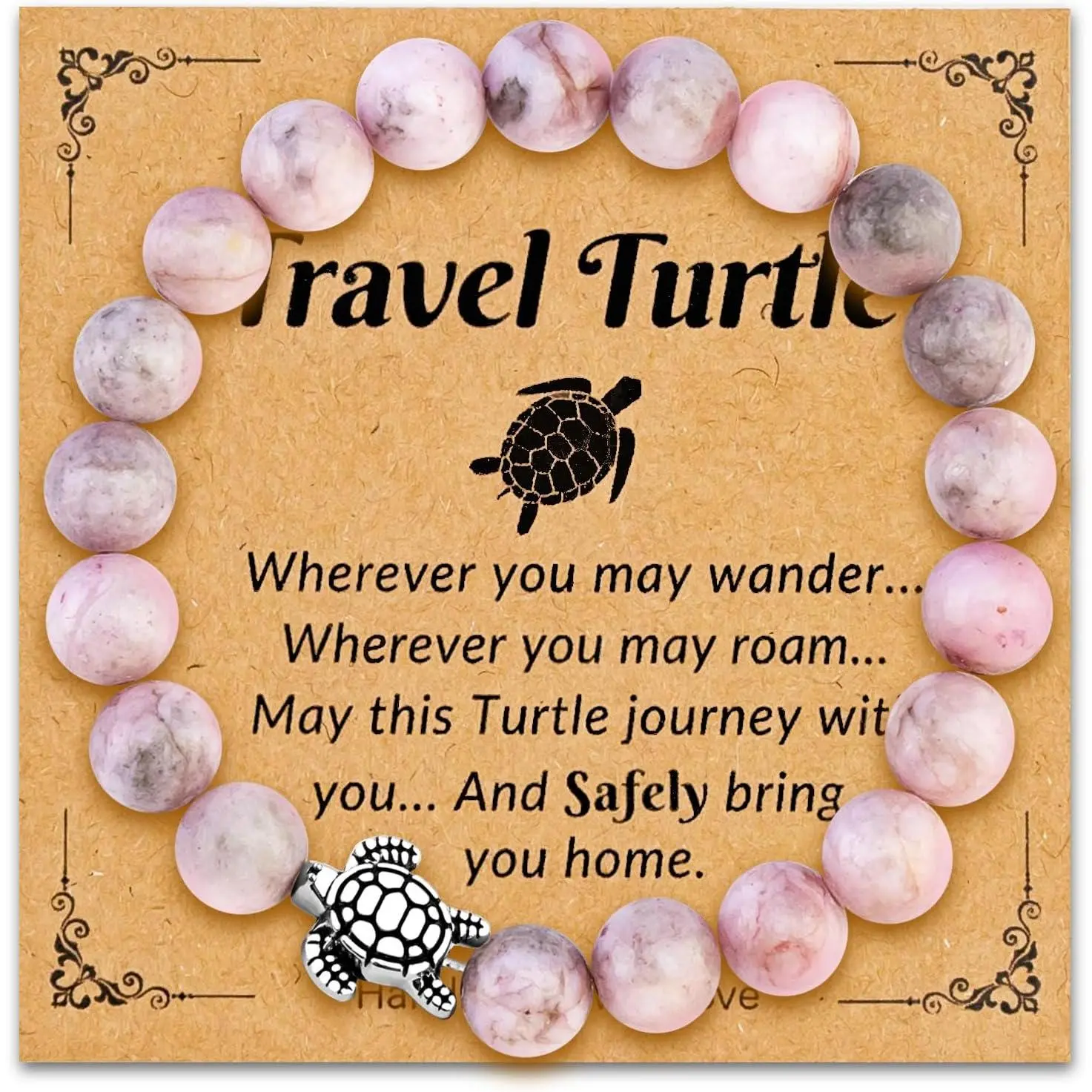 Travel Gifts for Women Turtle Bracelet  Gifts for People Who Travel   for Travelers Women  Bracelet for  Sea Turtle Charm for Travelers Birthday Christmas