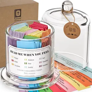 Read This When Bible Verse Jar – 200 Color-Coded Scripture Cards for Comfort, Anxiety Relief & Encouragement, Christian Gifts for Women Mom Teacher Friend, Birthday Christmas Gift