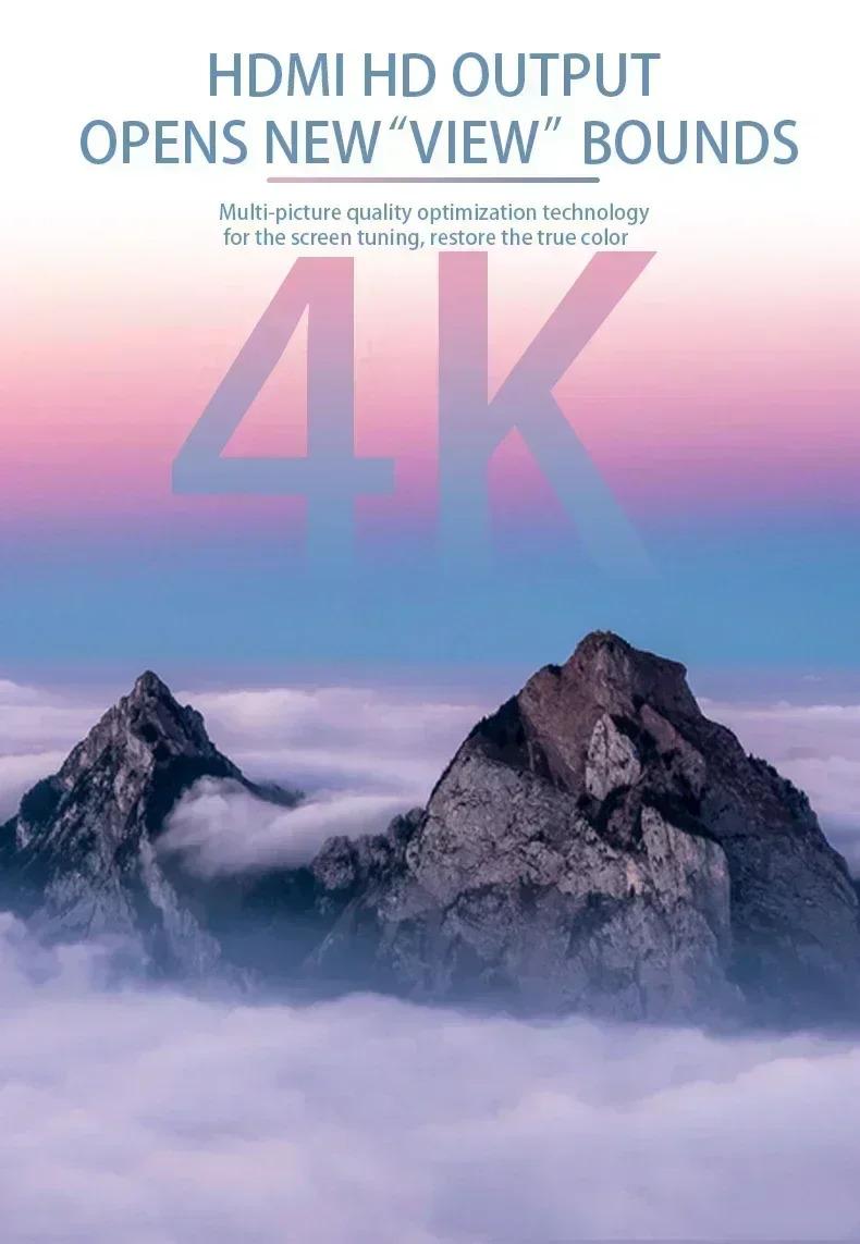 Video Game Console G11 Pro Built in 60000 Games 4K HD 2.4G 256GB Wireless Controller Emuelec 4.3 S905X2 Dual System Family Gamebox Retro Gaming Console Stick with portable Emulators Gamer Gifts for Him