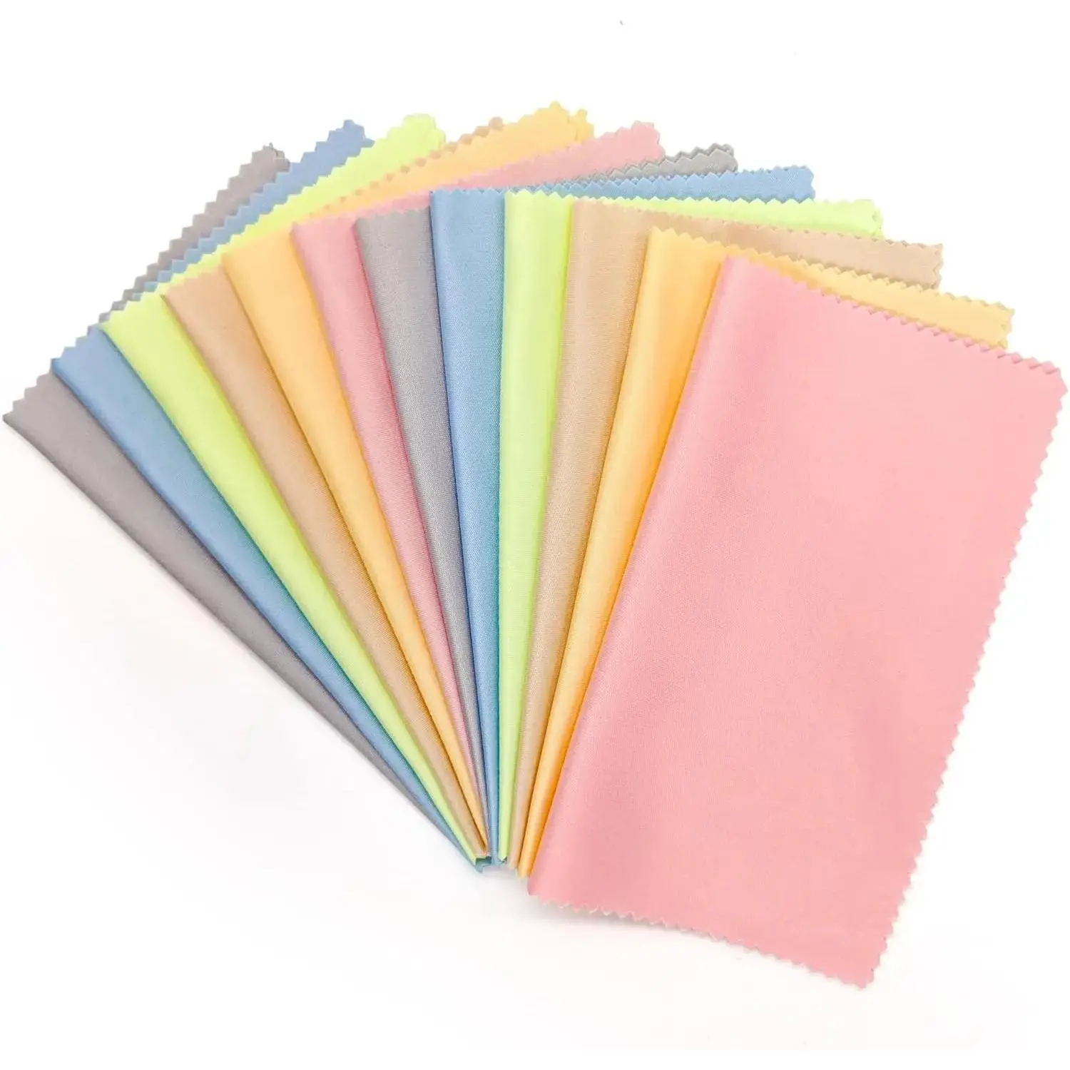 Durable Daily Microfiber Cleaning Cloths (12-Pack Assorted Colors) - 6"x7" Lint-Free Cloths for Eyeglasses, Camera Lenses, Car Mirrors, TV Screens & Delicate Surfaces